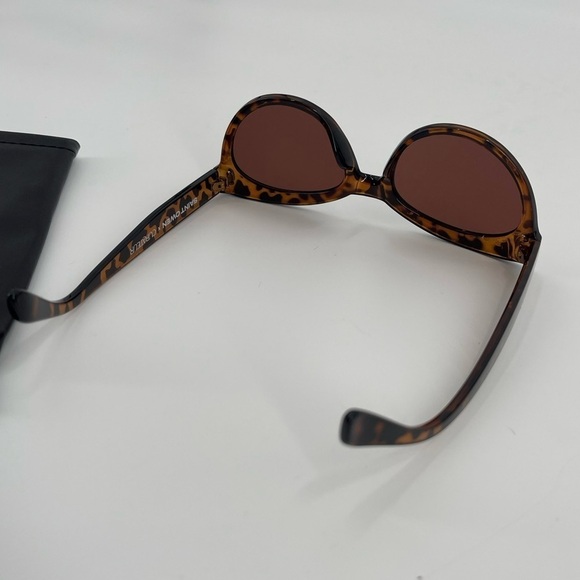 Saint Owen x Curateur Wylde Tortoise Shell Sunglasses w/Faux Leather Case NEW - Picture 8 of 9